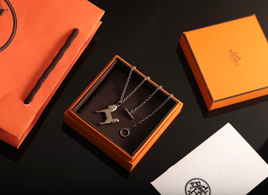 Hermes Necklace Horse Design