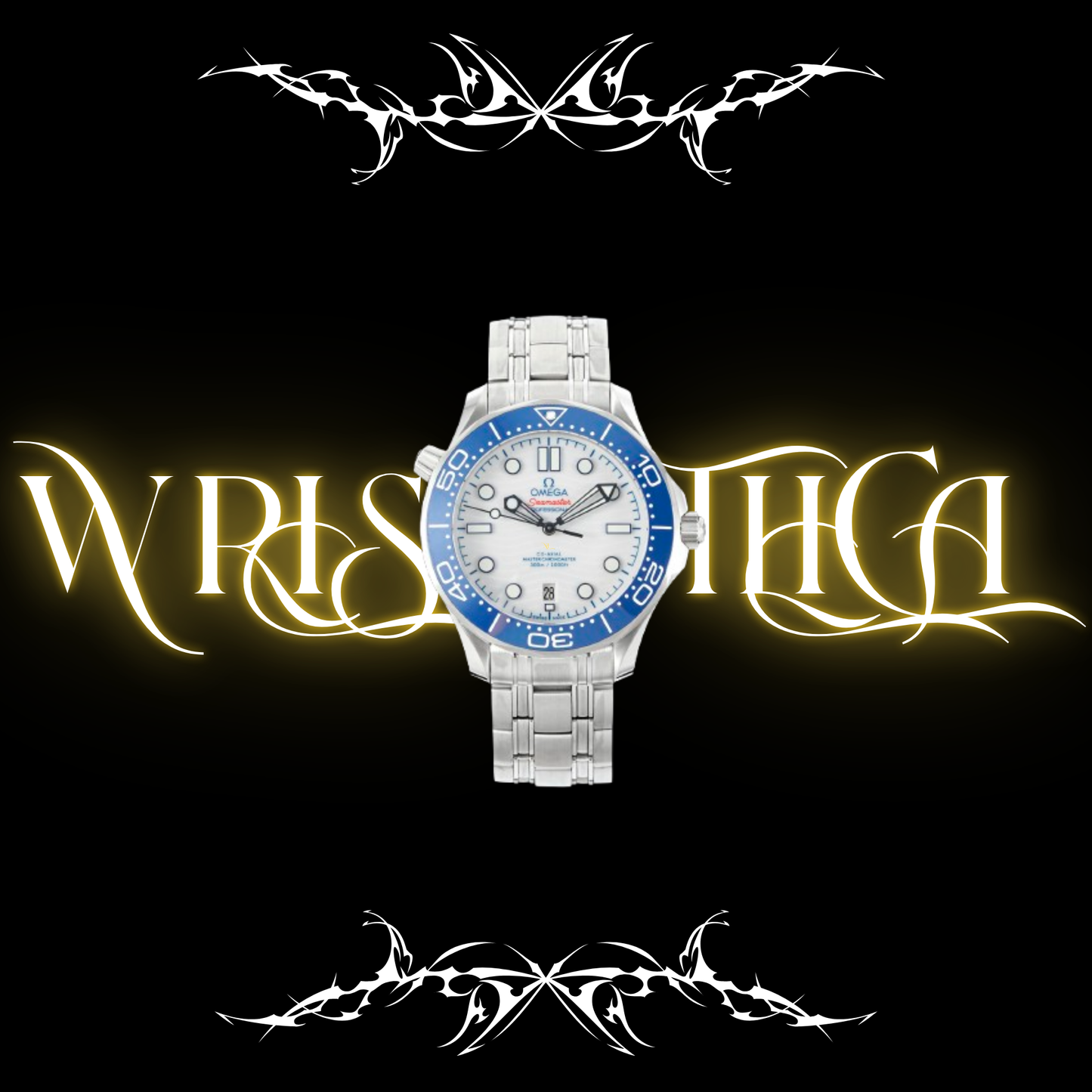 OMEGA Seamaster White And Blue