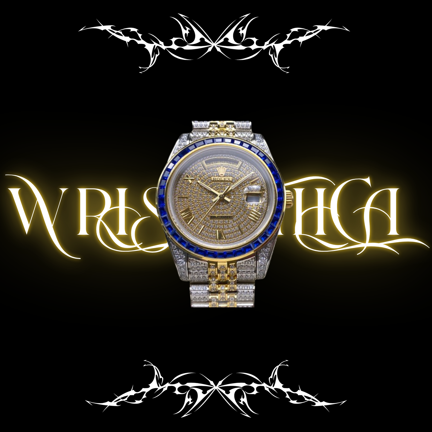 Rolex Day-date Full Bust Down Blue