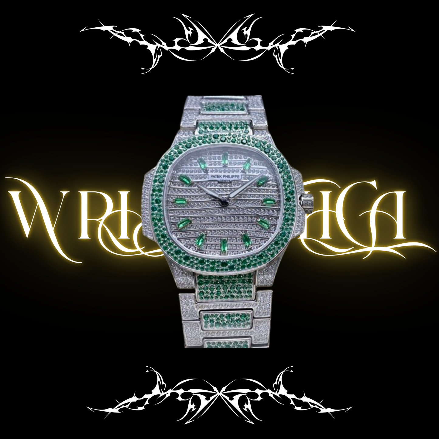 Patek Philip Nautilus Bust Down Green