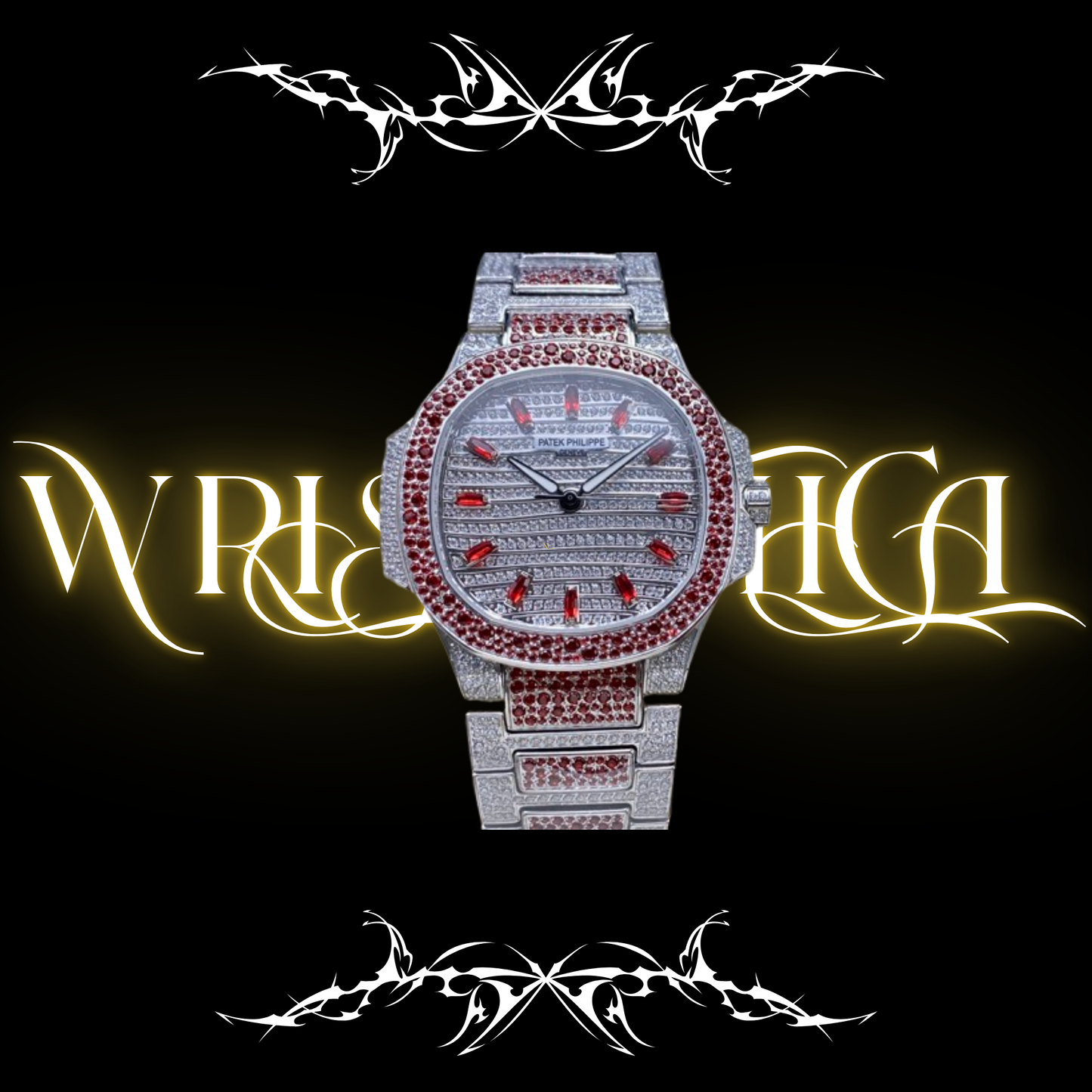 Patek Philip Nautilus Bust Down Red