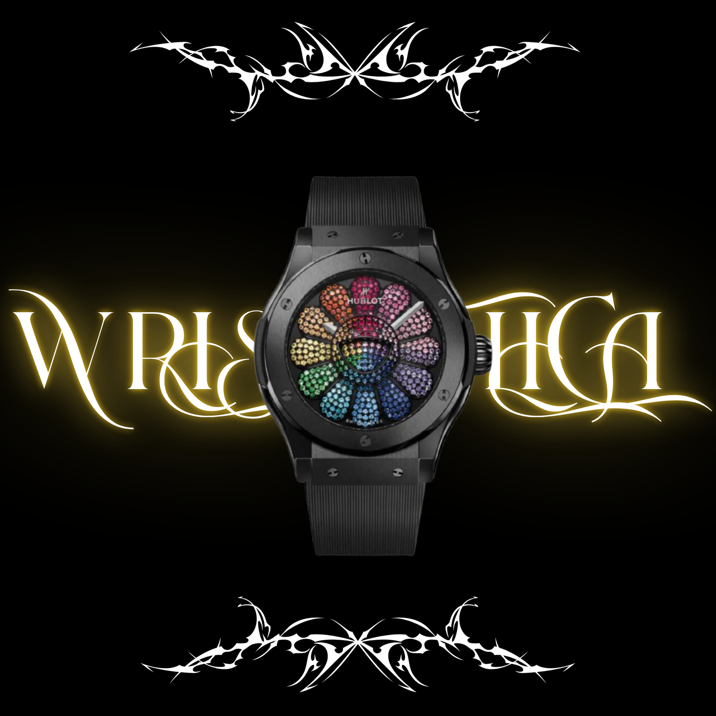 black classic fusion rainbow