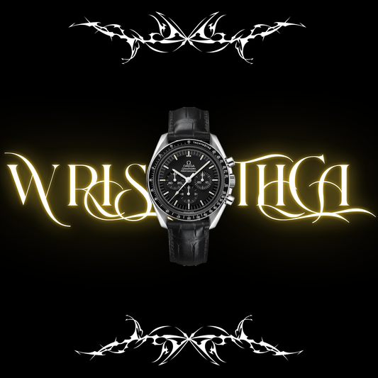 Omega SpeedMaster Black Leather Strap