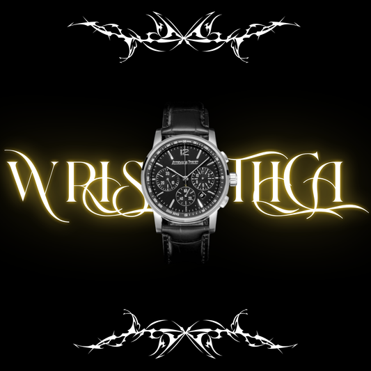 AP 11.59 Steel Case Black Dial Leather Strap