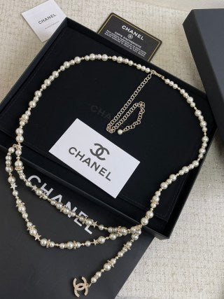 Chanel Pearl and Crystal Necklace
