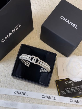 Chanel Pearl and Crystal Bracelet