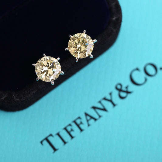 Yellow Diamonds earing