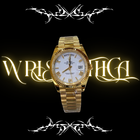 Rolex Day-Date Gold White Dial