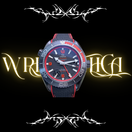 OMEGA Seamaster Black Dail V2 GMT Red