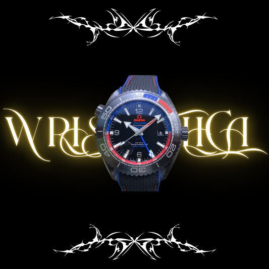 OMEGA Seamaster Black Dail V2 GMT Red And Blue Sport
