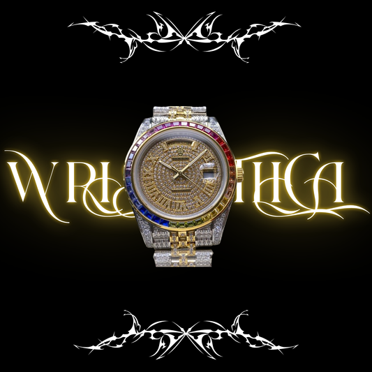Rolex Day-date Full Bust Down Rainbow