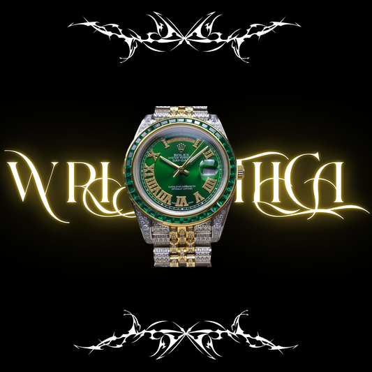 Rolex Day-date Bust Down Green