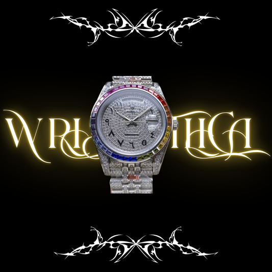 Rolex Day-date Full Bust Down Rainbow Arabic V2