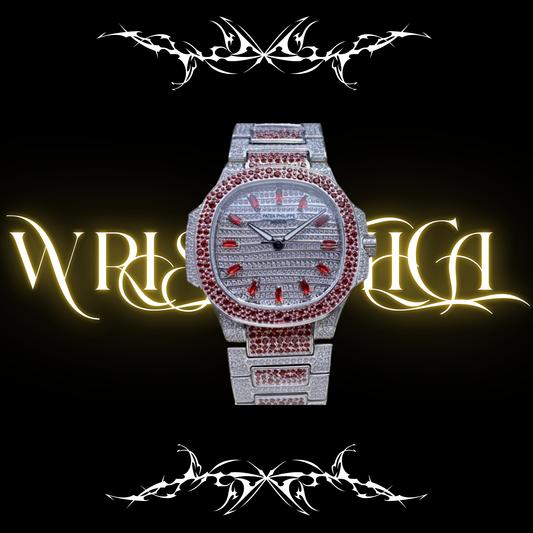 Patek Philip Nautilus  Bust Down Red