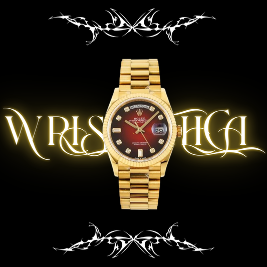 Rolex Day-Date full gold red dial