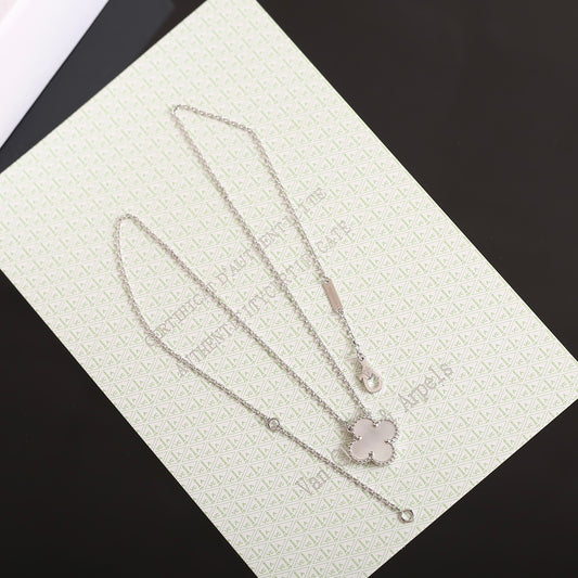 Van Cleef & Arpels Vintage Alhambra Onyx White